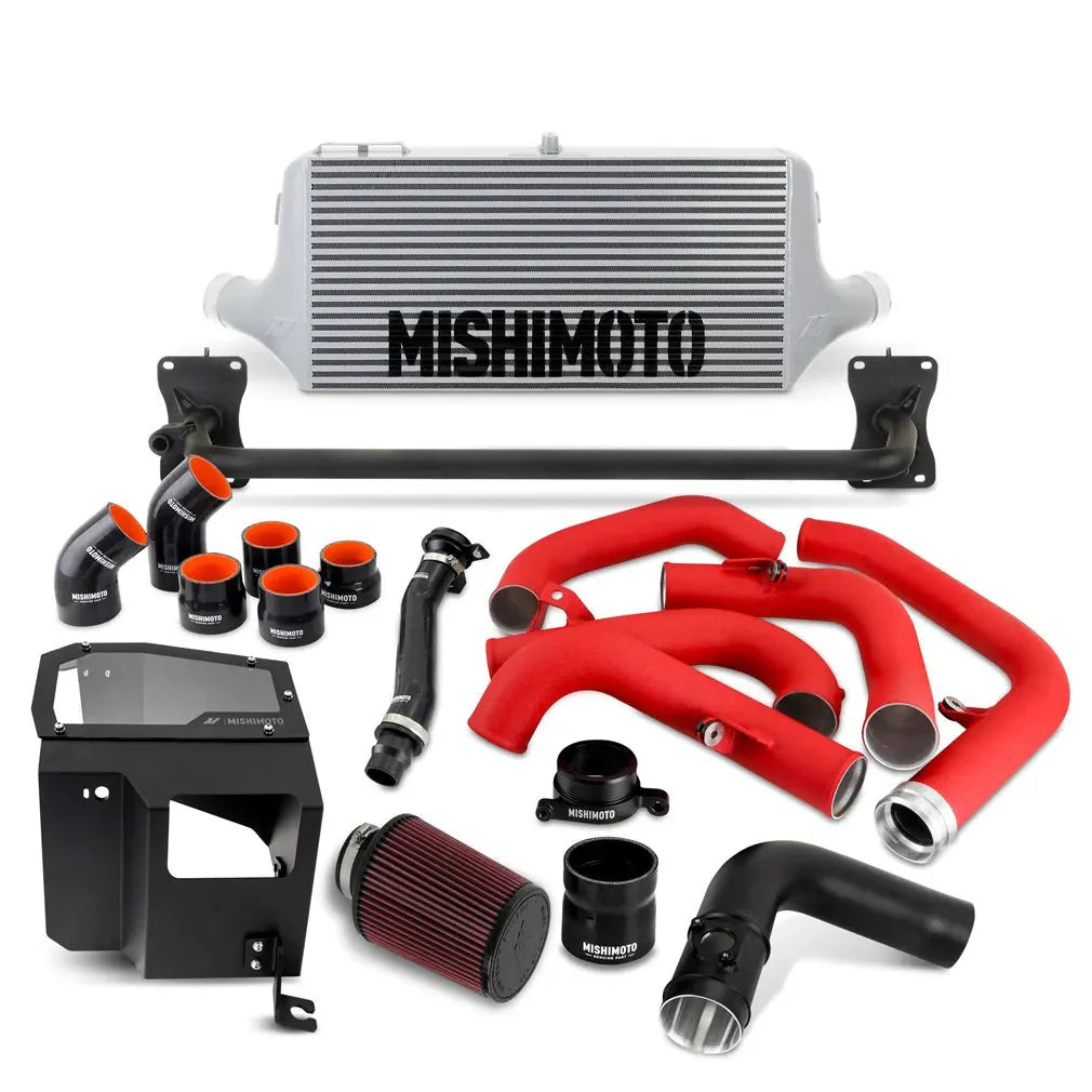 Mishimoto 2022+ WRX Intercooler Kit W/ Intake SL Core WRD Pipes | Subaru WRX (21-26) (MMINT-WRX-22AISLRD)