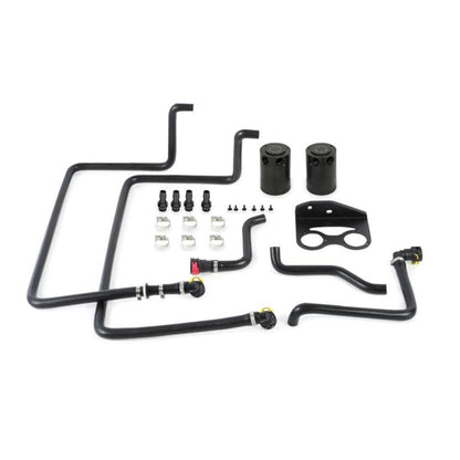 Mishimoto Baffled Catch Can Kit | 2015-2017 Ford F-150 2.7L EcoBoost (MMBCC-F27T-15SBE)