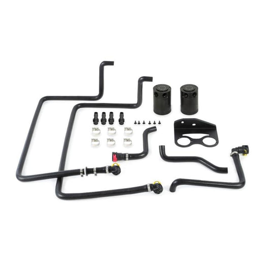 Mishimoto Baffled Catch Can Kit | 2015-2017 Ford F-150 2.7L EcoBoost (MMBCC-F27T-15SBE)