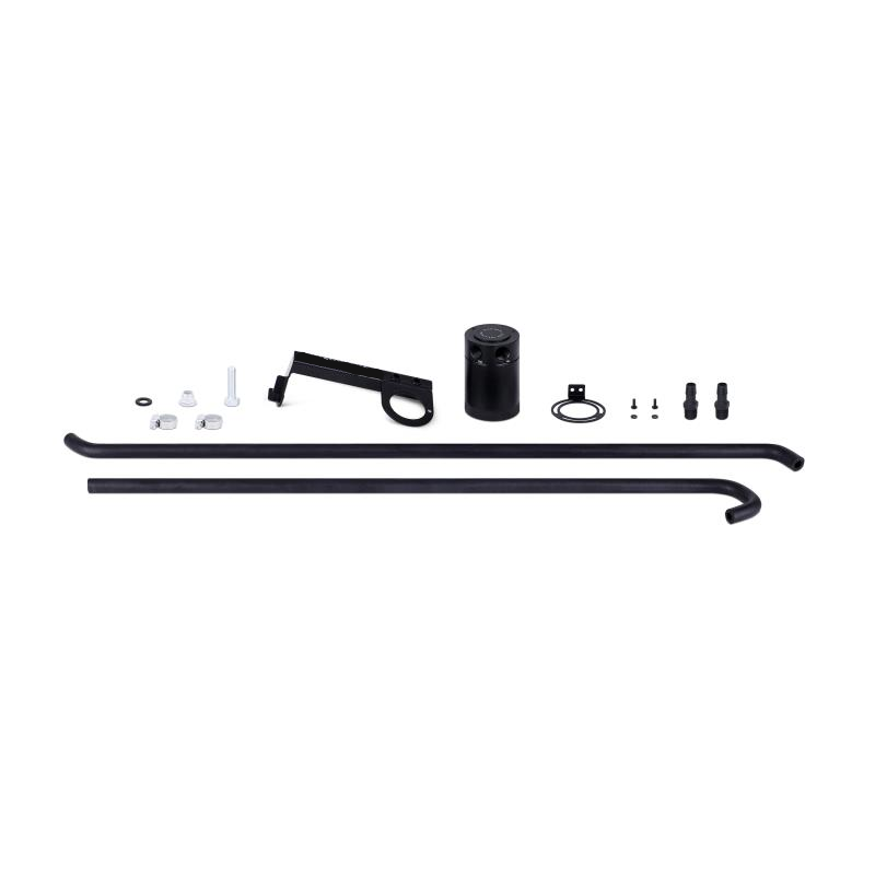 Mishimoto Baffled Catch Can Kit PCV Side Black | 2013-2016 Ford Focus ST (MMBCC-FOST-13PBE2)