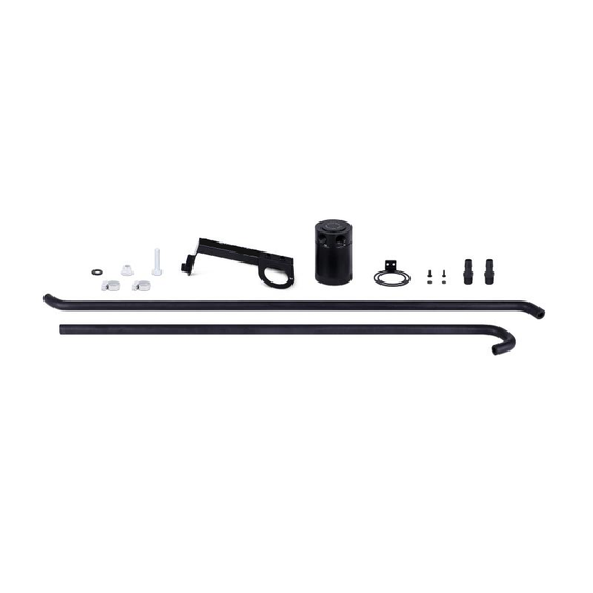 Mishimoto Baffled Catch Can Kit PCV Side Black | 2013-2016 Ford Focus ST (MMBCC-FOST-13PBE2)