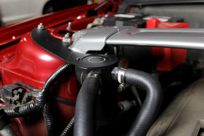 Mishimoto Baffled Oil Catch Can Kit - PCV Side | 2011-2014 Ford Mustang GT (MMBCC-MUS8-11PBE2)