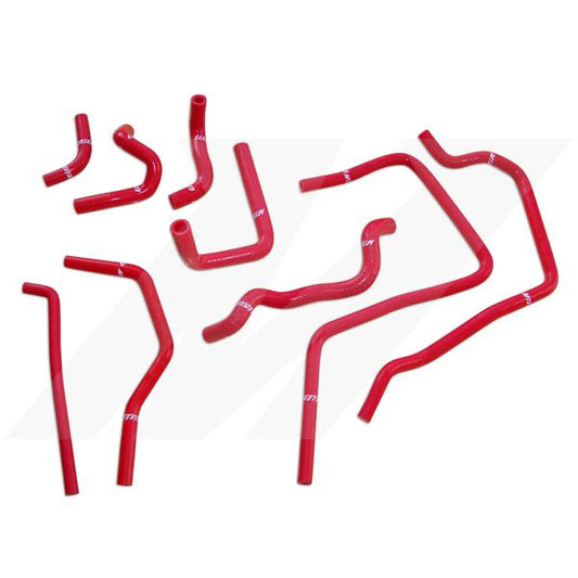 Mishimoto Silicone Ancillary Hoses - Red | 2002-2005 Subaru Impreza WRX (MMHOSE-SUB-ANCRD)