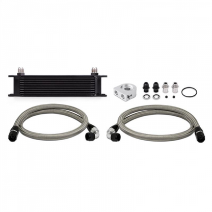 Mishimoto 10 Row Black Oil Cooler Kit  | Universal (MMOC-UBK)