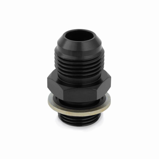 Mishimoto Sandwich Plate Fitting M20 x -10AN Black (MMSPF-10ANBK)