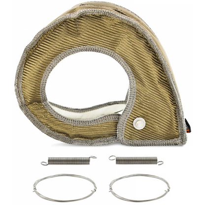 Mishimoto Titanium Turbo Blanket | 2017-2019 Chevrolet/GMC Duramax 6.6L (MMTB-DMAX-17)