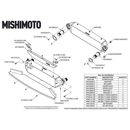 Mishimoto 2023+ Toyota GR Corolla Performance Intercooler | Toyota GR Corolla (22-26) (MMINT-GRC-23SL)