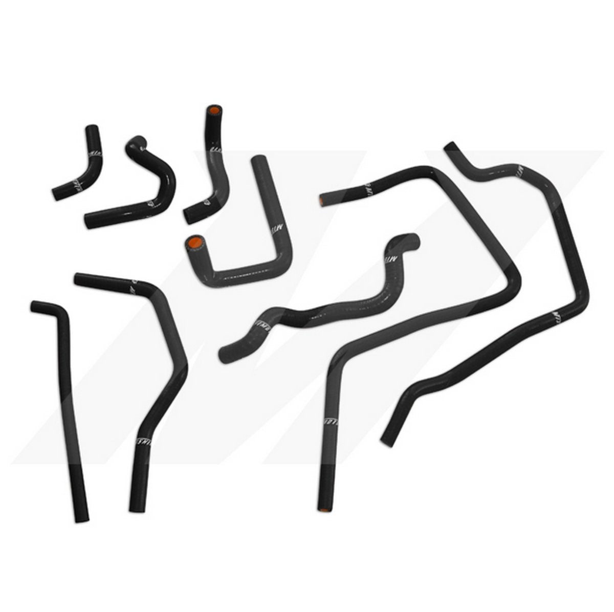 Mishimoto Silicone Radiator Hose Kit / 01-05 Subaru WRX Silicone Ancillary Hoses, Black