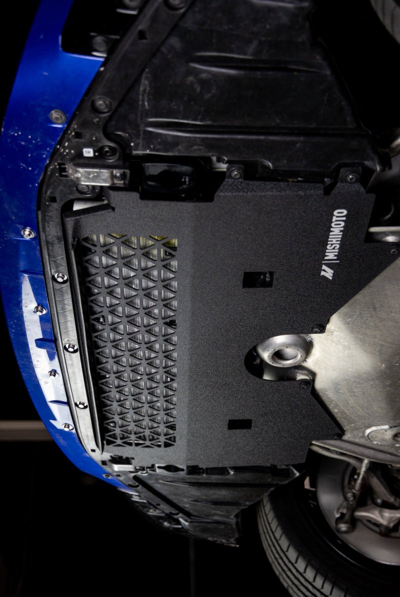 Mishimoto Engine Skid Plate - Wrinkle Black | 2021+ BMW G80 M2 / M3 / M4 (MIS MMSD-G80-21WBK)