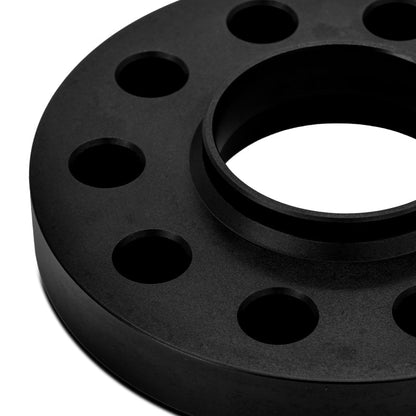 Mishimoto Wheel Spacers - 5x112 - 66.5 - 10 - M14 - Black - WheelFlip
