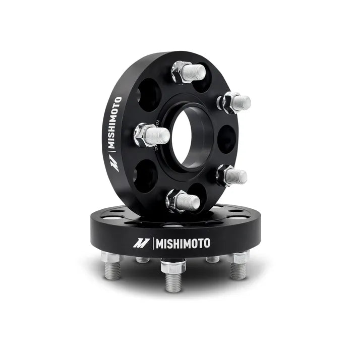 Mishimoto Wheel Spacers - 5x120 - 64.1 CB - M14 x1.5 - 50mm | 2017+ Honda Civic Type-R (MMWS-013-500BK)
