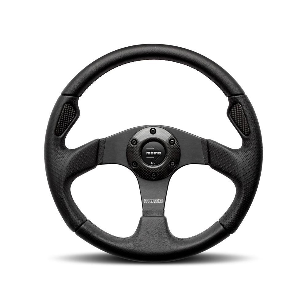 MOMO Jet 320mm Black Airleather Steering Wheel (JET32BK0B)