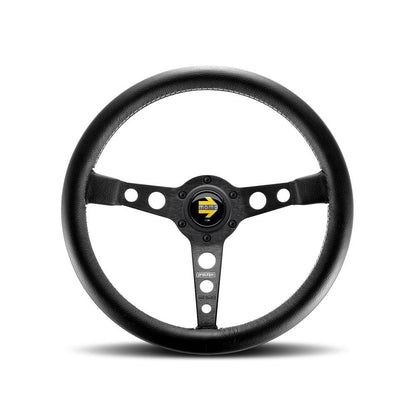 MOMO Prototipo 350mm Black Leather Steering Wheel (PRO35BK)