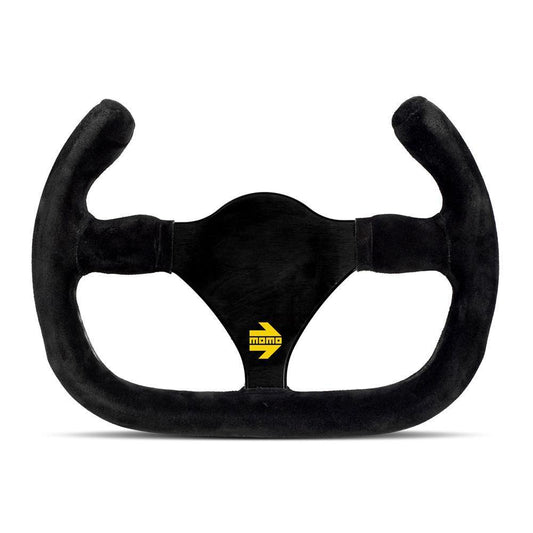 MOMO MOD.27/C 270mm Black Suede Steering Wheel (R1925C/27S)