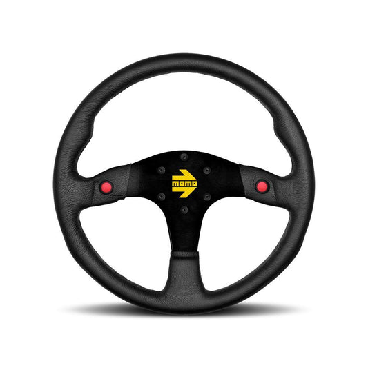 MOMO MOD.80 350mm Black Leather Steering Wheel (R1980/35L)