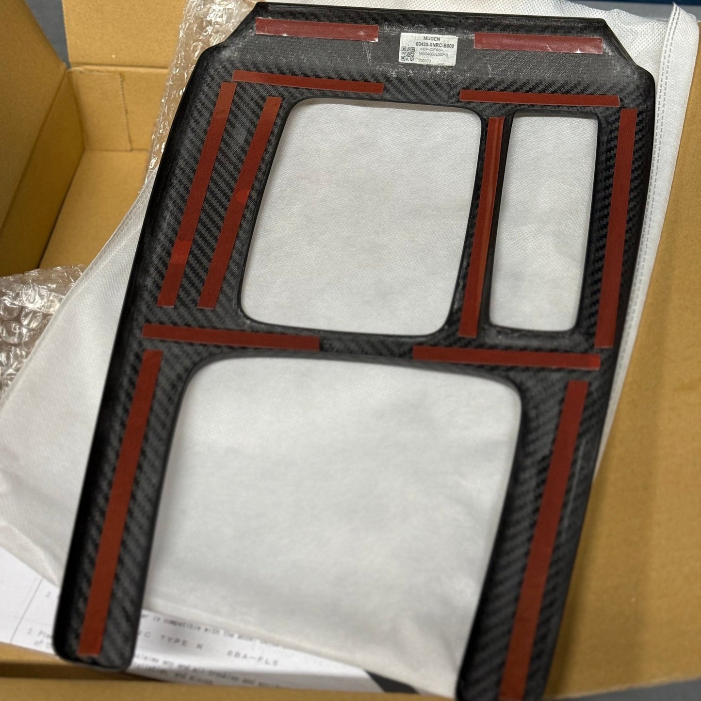Mugen Carbon Center Console Panel - Civic Type R FL5 - WheelFlip