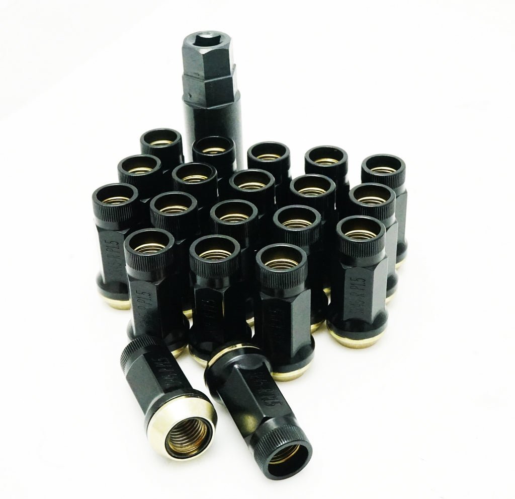 Wheel Mate Muteki SR45R Lug Nut Kit 12x1.25 in Black