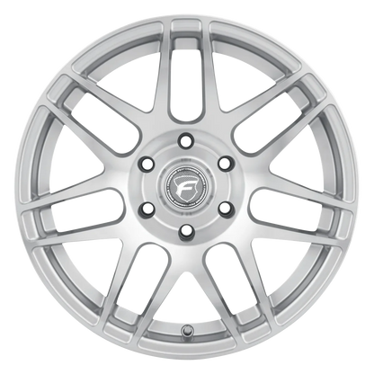Forgestar F14 Drag Silver Machined | 17x9.5" +25mm | 6x135mm Wheel