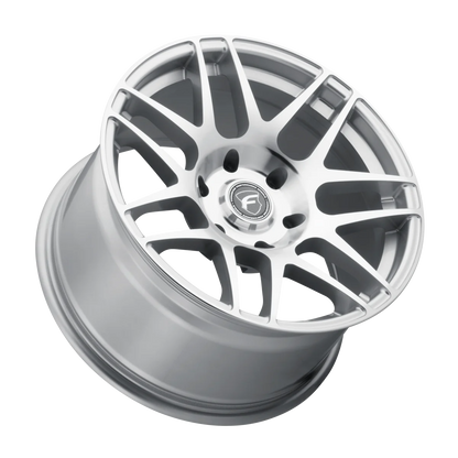 Forgestar F14 Drag Silver Machined | 17x9.5" +25mm | 6x135mm Wheel