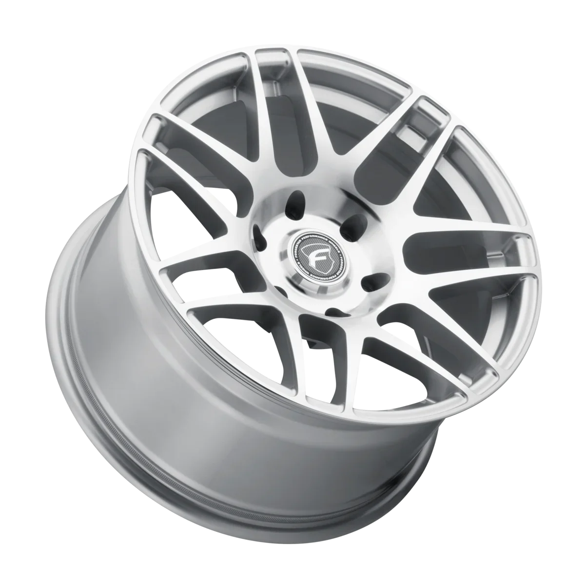 Forgestar F14 Drag Silver Machined | 17x9.5" +25mm | 6x135mm Wheel