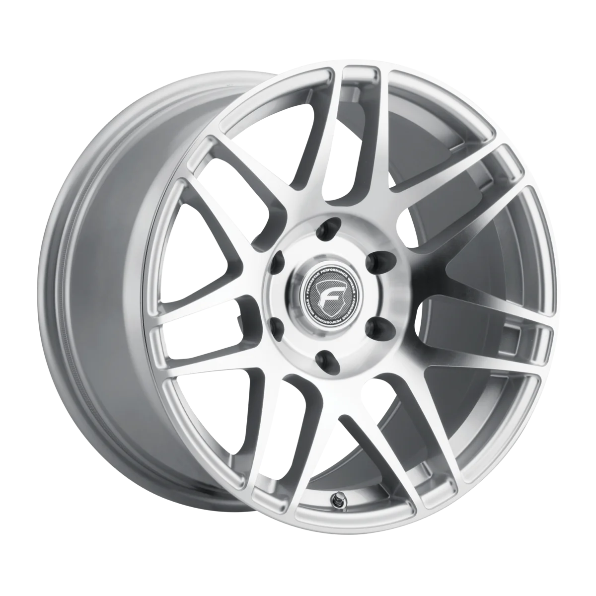 Forgestar F14 Drag Silver Machined | 17x9.5" +25mm | 6x135mm Wheel