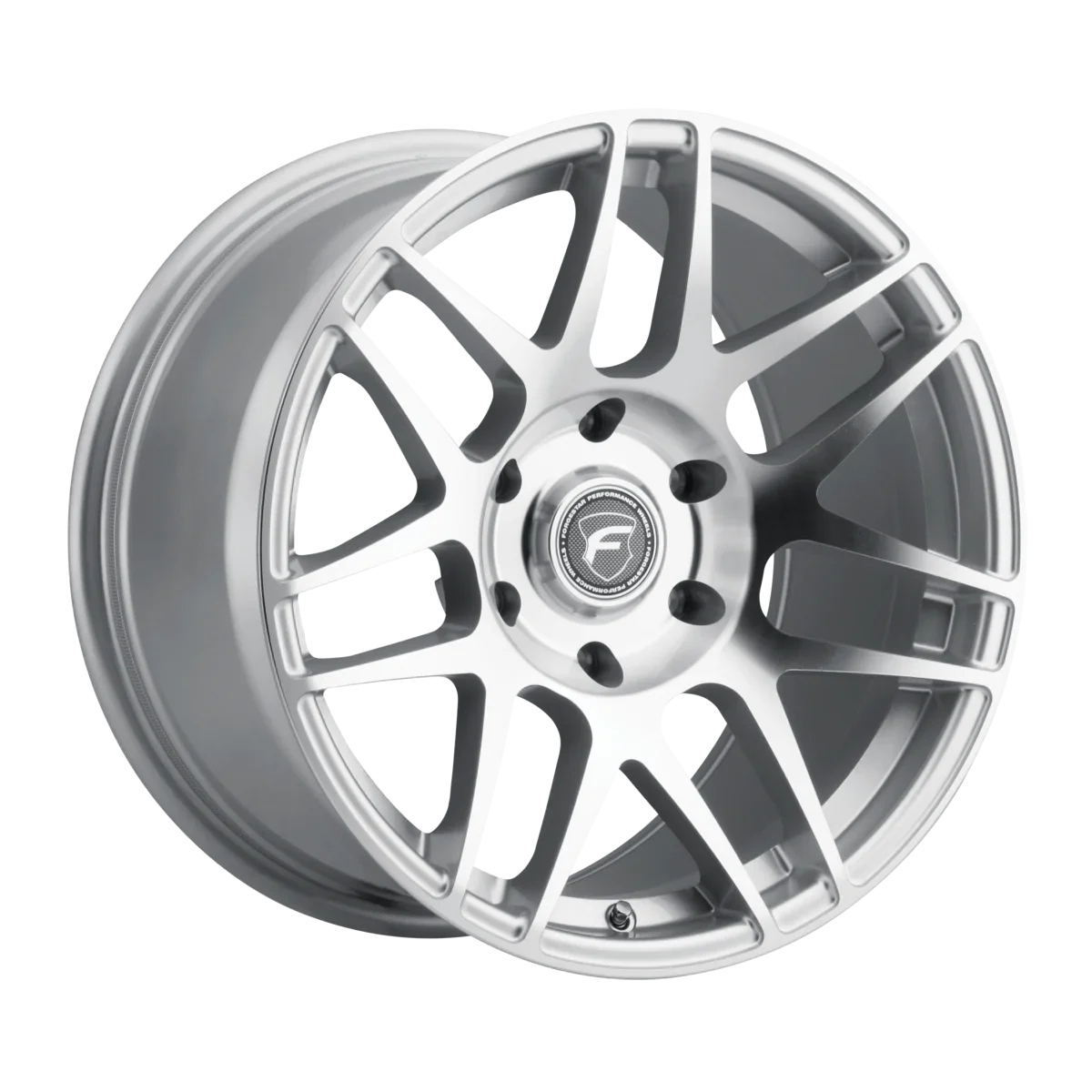 Forgestar F14 Drag Silver Machined | 17x9.5" +25mm | 6x135mm Wheel