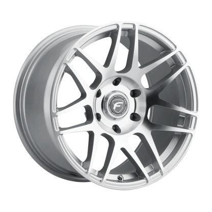 Forgestar F14 Drag Silver Machined | 17x9.5" +25mm | 6x135mm Wheel