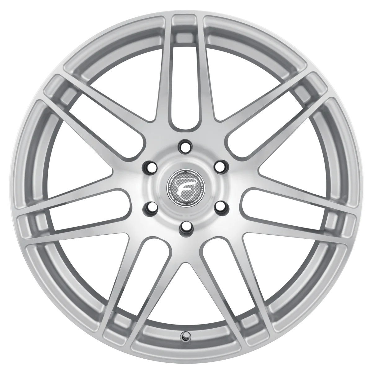 Forgestar F14 Drag Silver Machined | 20x10" +38mm | 6x135mm Wheel