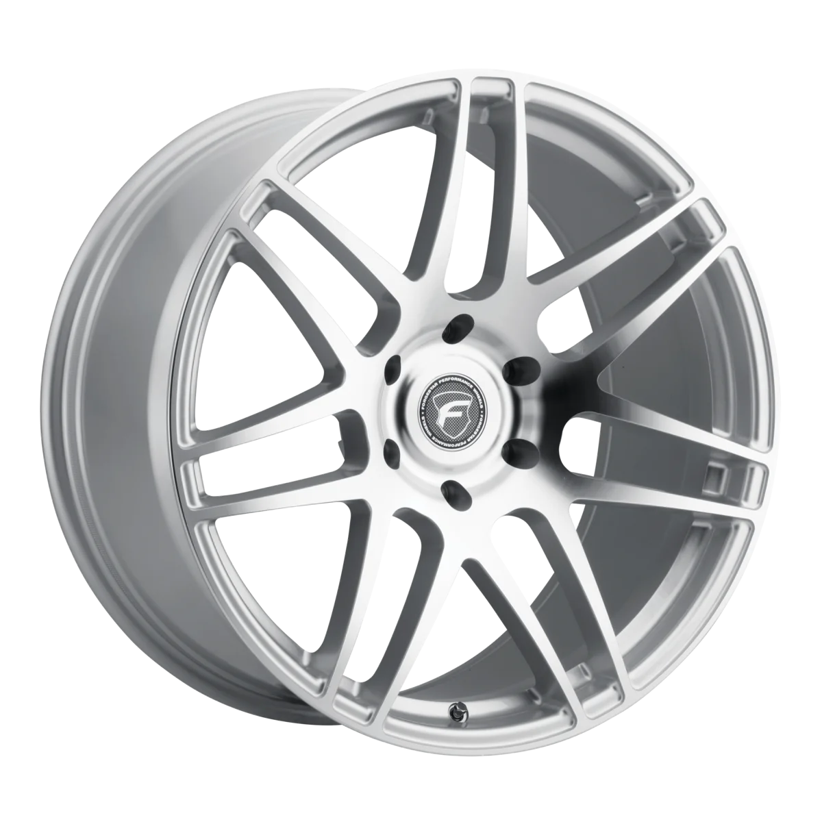 Forgestar F14 Drag Silver Machined | 20x10" +38mm | 6x135mm Wheel