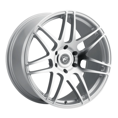 Forgestar F14 Drag Silver Machined | 20x10" +38mm | 6x135mm Wheel