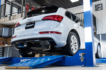 MBRP 2.5" Amor Pro Axle Back Exhaust Quad Rear Exit (Street Profile / Carbon Fiber Tips) - Audi / B8 / SQ5
