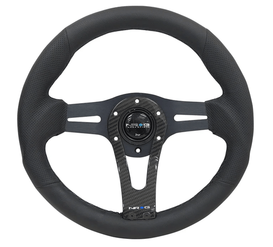 NRG CARBON FIBER STEEERING WHEEL CARBON CENTER SPOKE