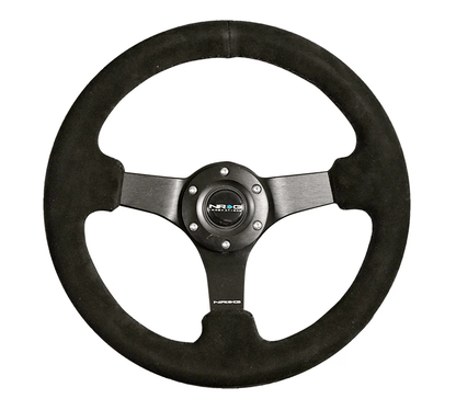 NRG 330MM DEEP DISH STEERING WHEEL SUEDE