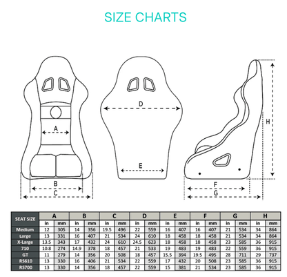 NRG Fiber Glass Bucket Seat- Large