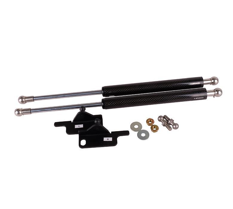 NRG Carbon Fiber Hood Damper Kit | 2003-2008 Nissan 350Z (NRG HD-300CF)
