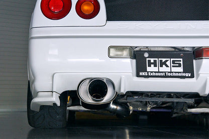 HKS Super Turbo Muffler (Urban Matte Edition) - Nissan Skyline GT-R BNR34 RB26DETT 99-02