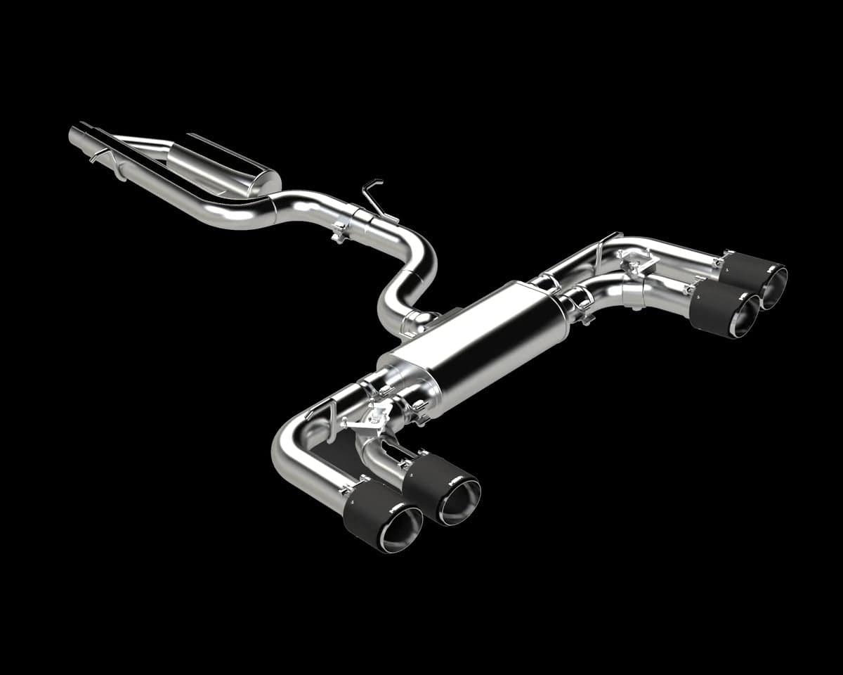 MBRP 3" Cat Back Quad Tip Exhaust System - VW Mk8 Golf R