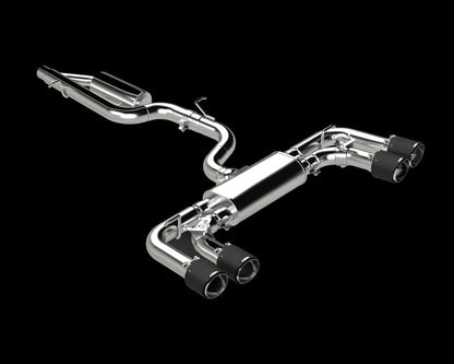 MBRP 3" Cat Back Quad Tip Exhaust System - VW Mk8 Golf R