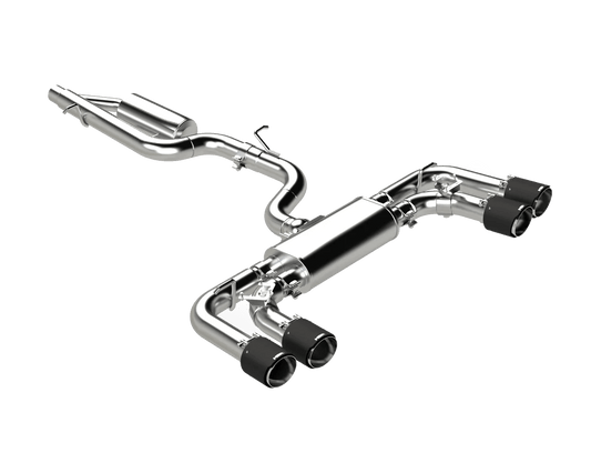 MBRP 3" Cat Back Quad Tip Exhaust System - VW Mk8 Golf R