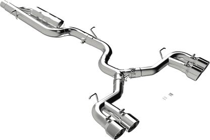 MBRP 3" Cat Back Quad Tip Exhaust System - VW Mk8 Golf R