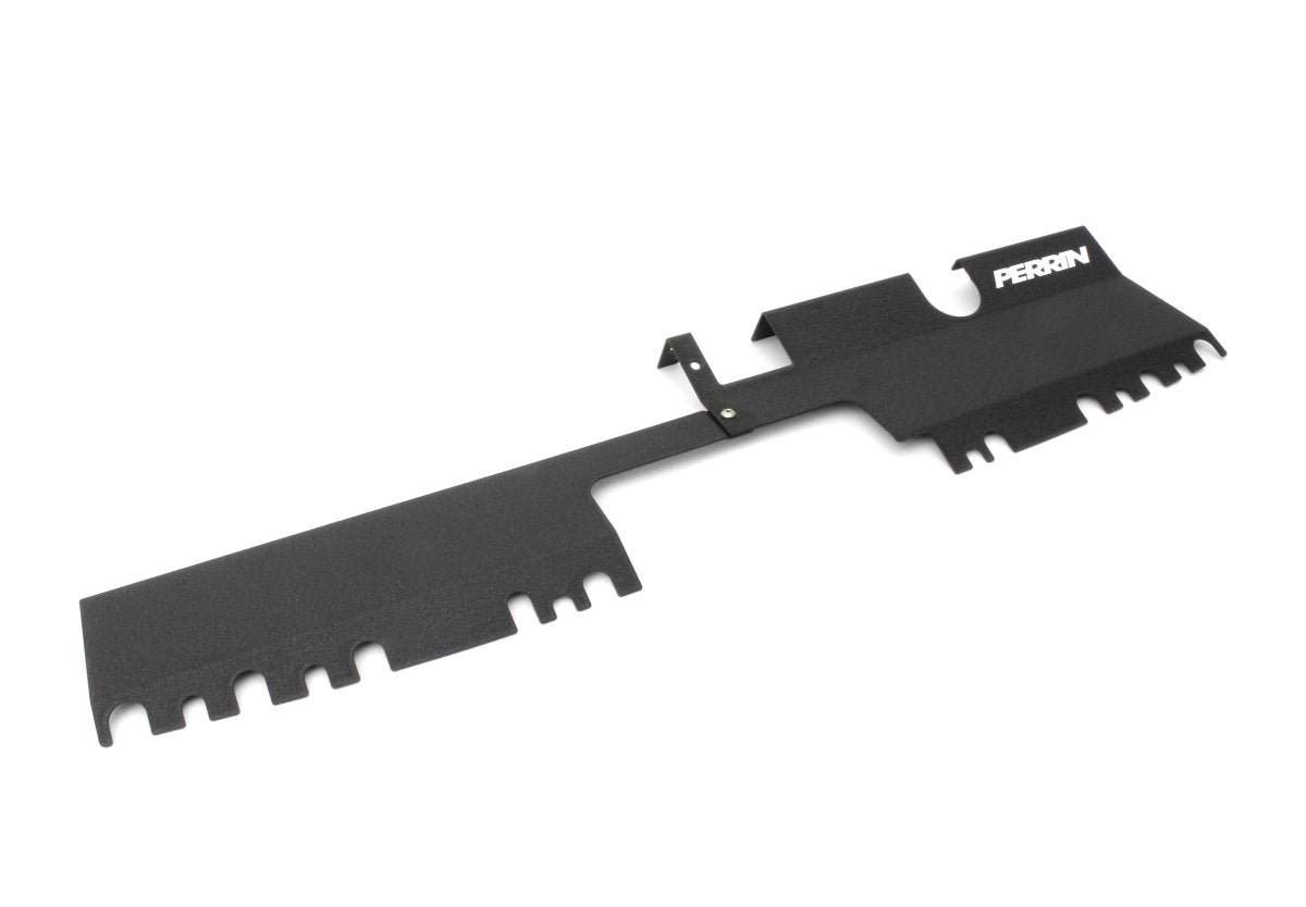 Perrin 2pc Radiator Shroud For Use w/ OEM Intake Scoop Black 2015-2021 WRX / 2015-2021 STI