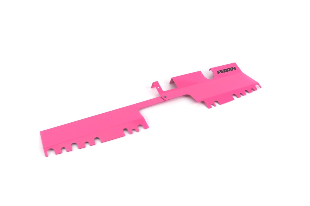 Perrin 2pc Radiator Shroud For Use w/ OEM Intake Scoop Hyper Pink 2015-2021 WRX / 2015-2021 STI