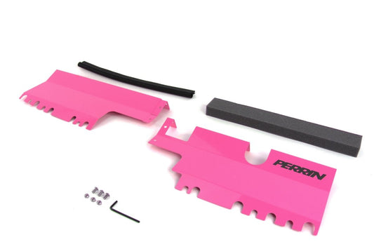 Perrin 2pc Radiator Shroud For Use w/out OEM Intake Scoop Hyper Pink 2015-2021 WRX / 2015-2021 STI