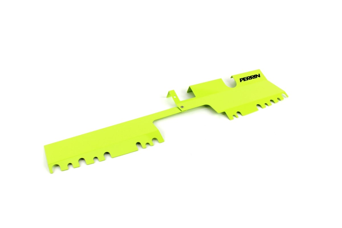 Perrin 2pc Radiator Shroud For Use w/ OEM Intake Scoop Neon Yellow 2015-2021 WRX / 2015-2021 STI