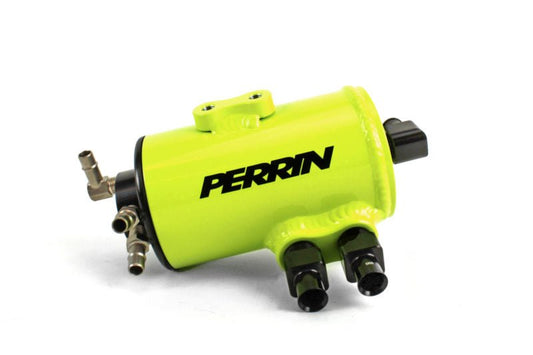 Perrin Air Oil Separator Kit (AOS) Neon Yellow 2015-2021 WRX w/out Eyesight-WheelFlip