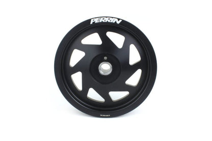 Perrin Lightweight Crank Pulley - Black | 2019-2021 Subaru WRX (PSP-ENG-104BK)