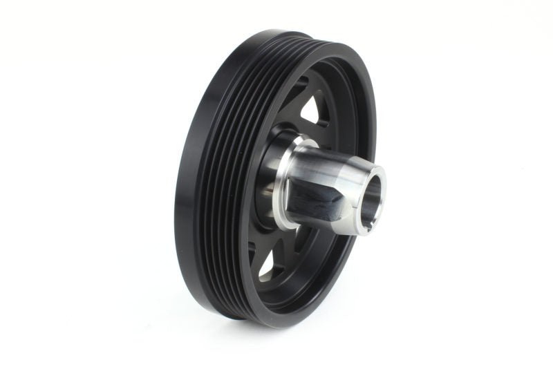 Perrin Lightweight Crank Pulley Black | 2022+ Subaru BRZ/GR86 & WRX 2.4L Turbo (PSP-ENG-106BK)