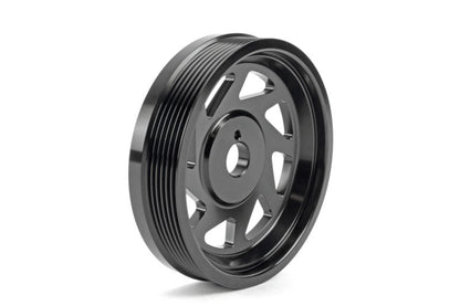 Perrin Lightweight Crank Pulley Black | 2022+ Subaru BRZ/GR86 & WRX 2.4L Turbo (PSP-ENG-106BK)
