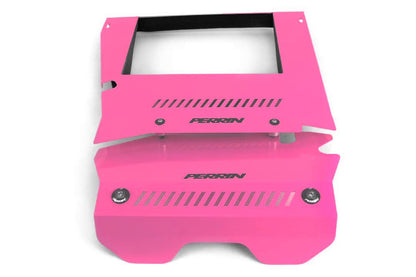 Perrin Engine Cover Kit Hyper Pink 2015-2021 WRX-WheelFlip