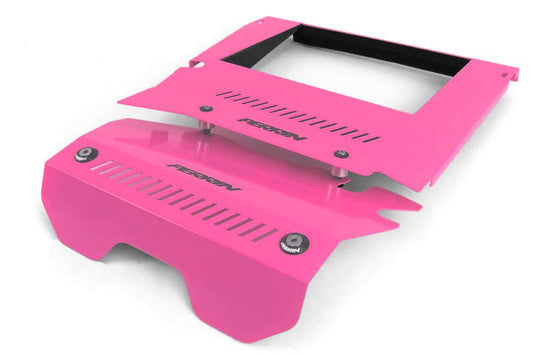 Perrin Engine Cover Kit Hyper Pink 2015-2021 WRX-WheelFlip